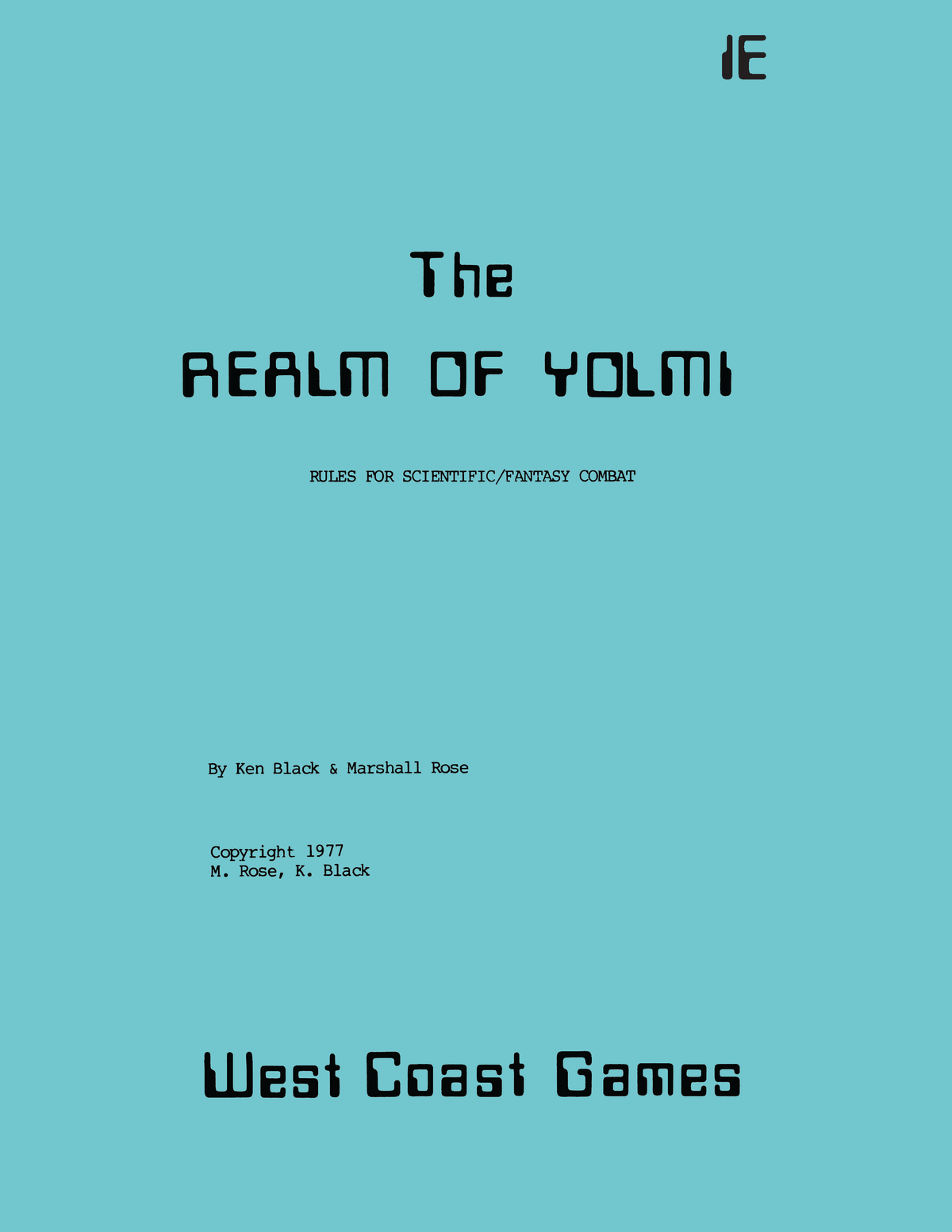The Realm of Yolmi 1E - Official Restoration
